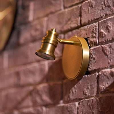 Fairley Brass Indoor Wall Light