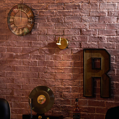 Fairley Brass Indoor Wall Light