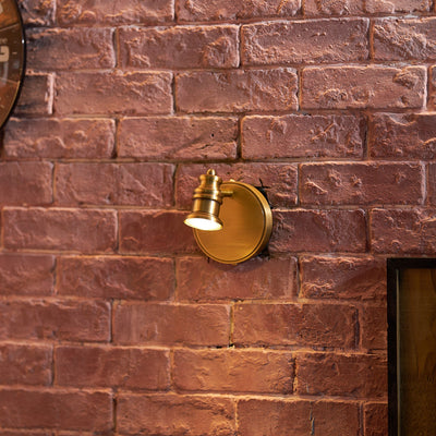 Fairley Brass Indoor Wall Light