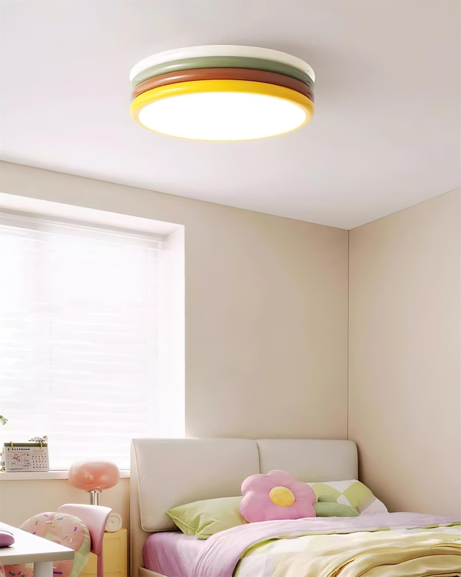 Dunoir Unique Art Color Stack Ceiling Lamp