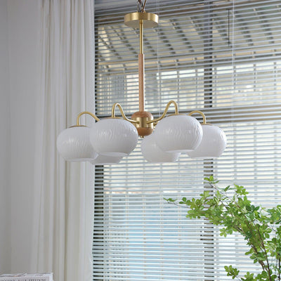 Elyra Elegant Wood Chandelier