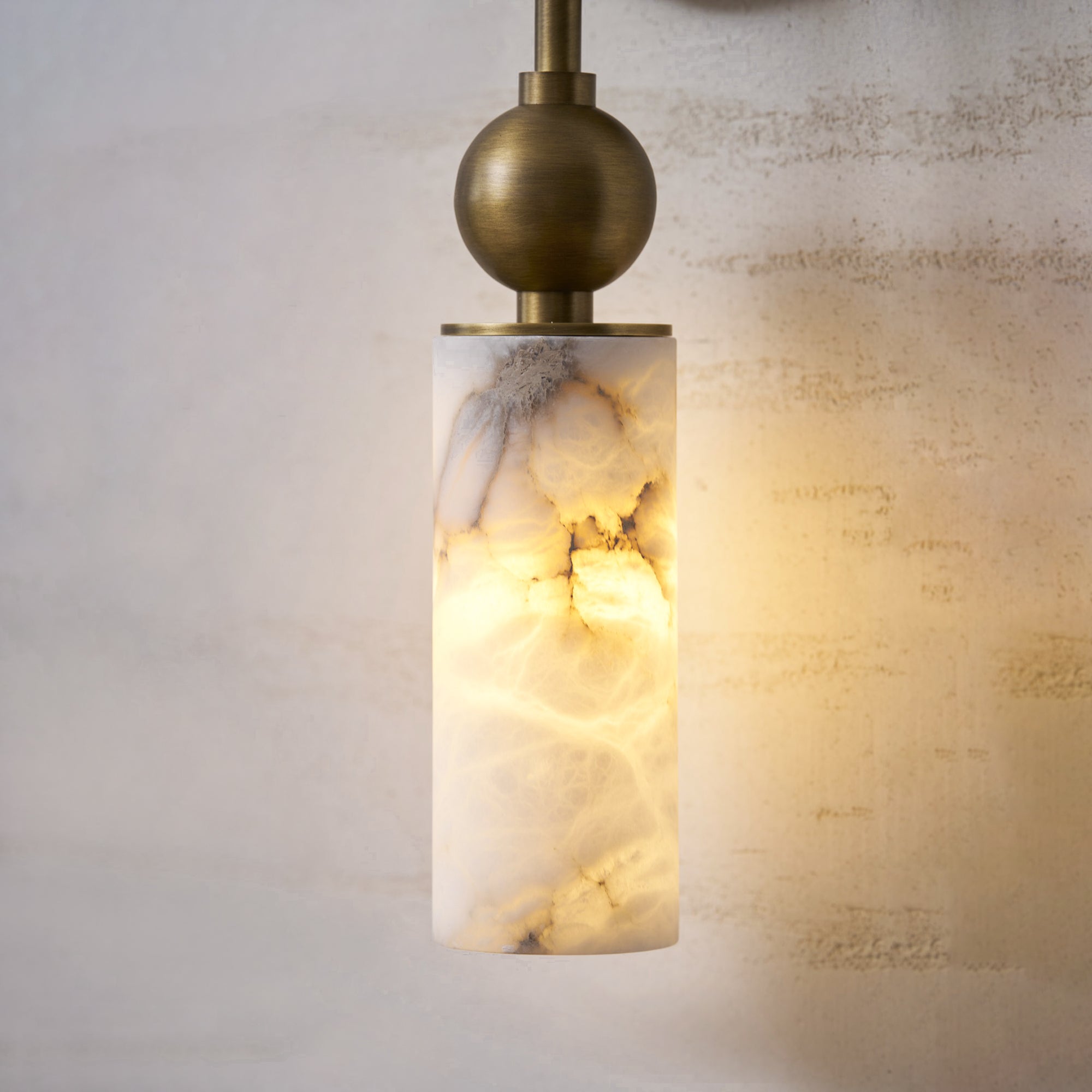Glenwick Alabaster Indoor Wall Light