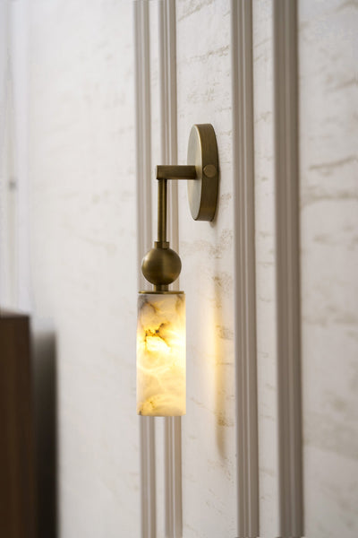 Glenwick Alabaster Indoor Wall Light