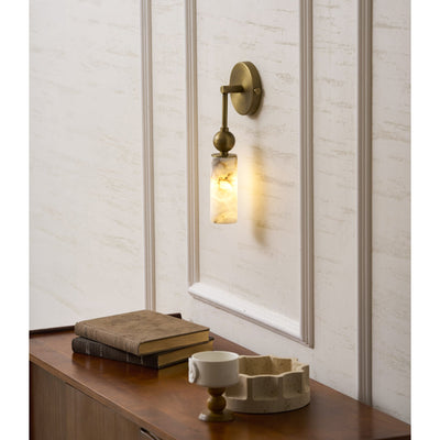 Glenwick Alabaster Indoor Wall Light