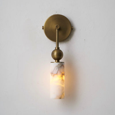 Glenwick Alabaster Indoor Wall Light