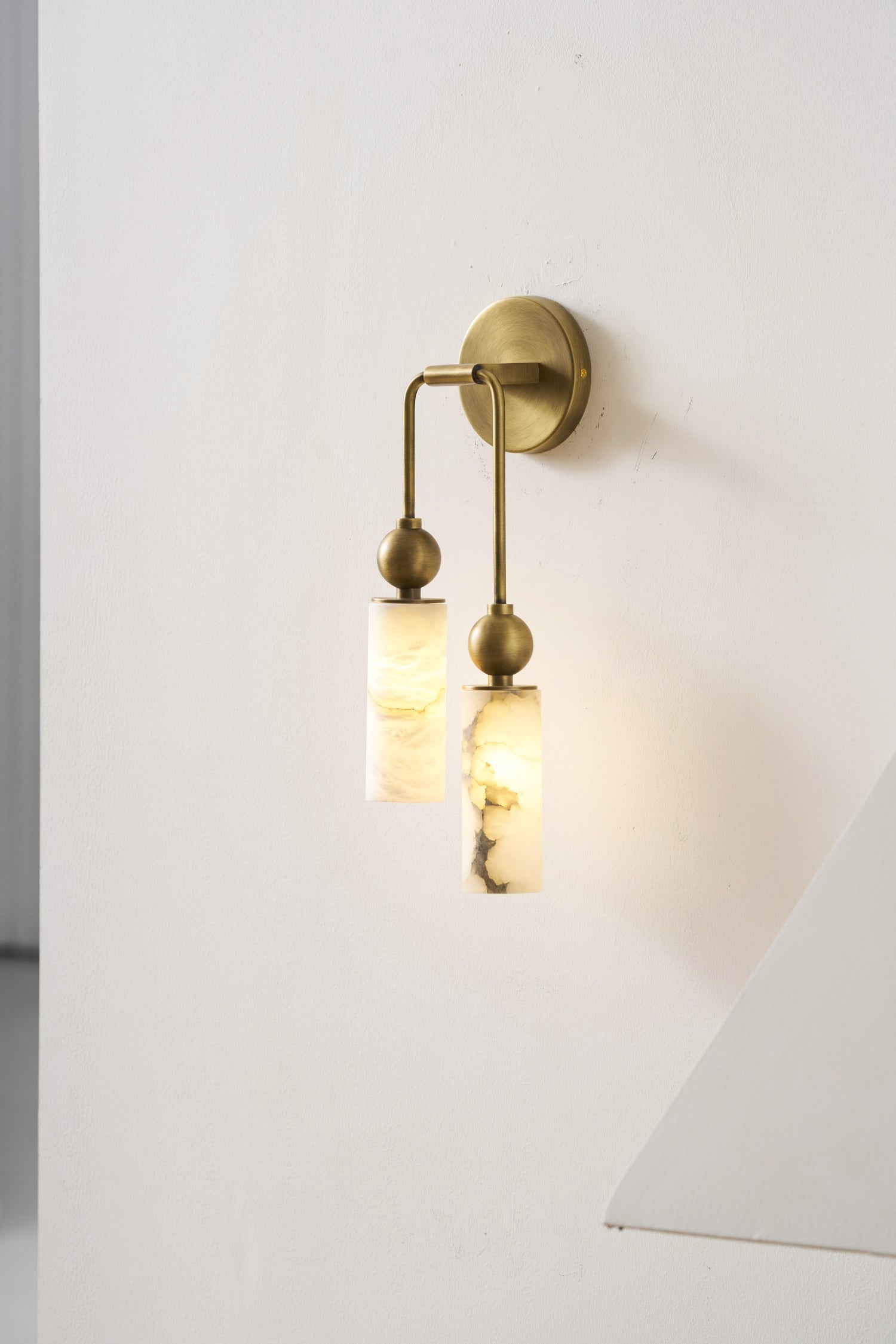 Glenwick Alabaster Indoor Wall Light