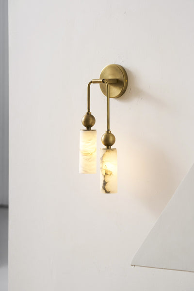 Glenwick Alabaster Indoor Wall Light