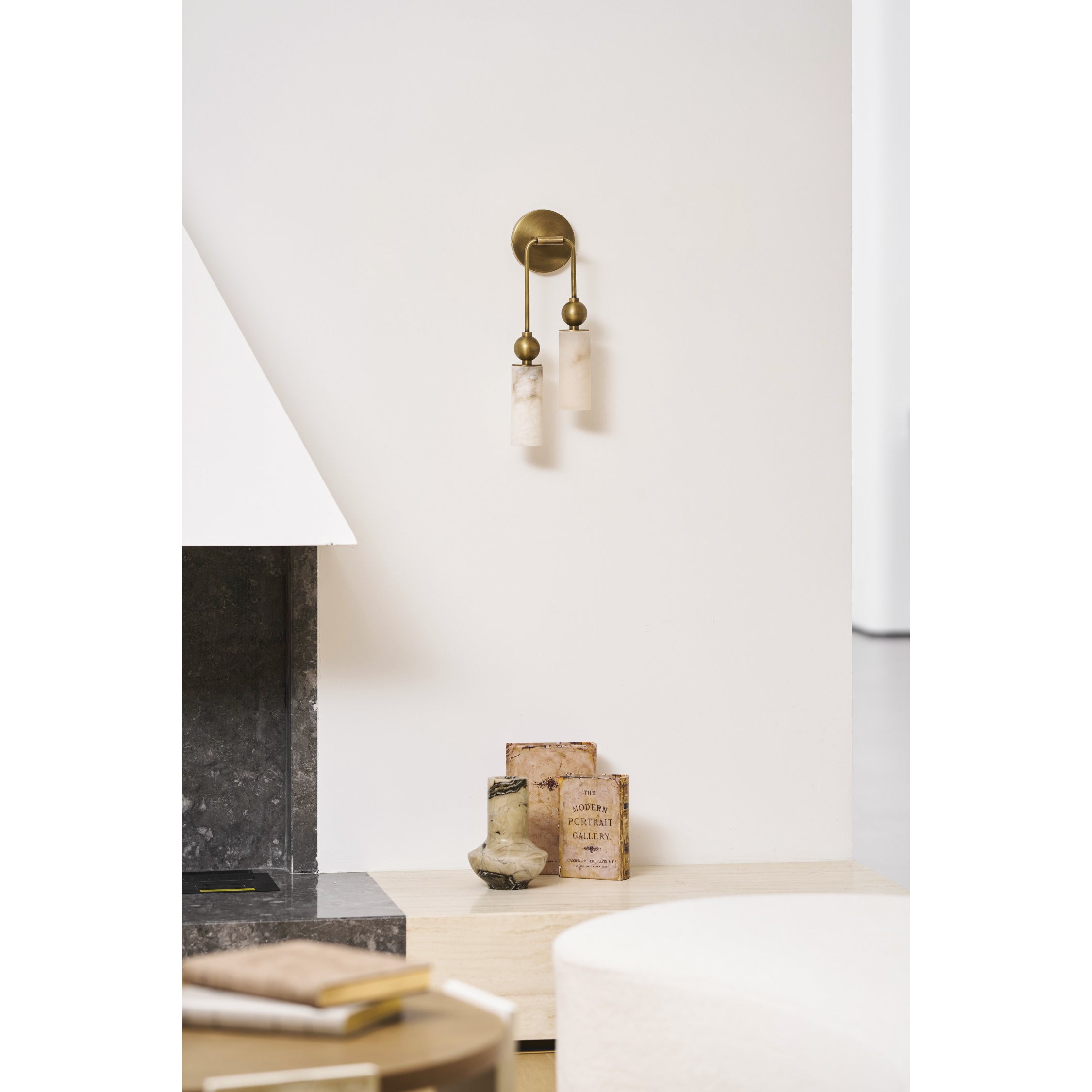 Glenwick Alabaster Indoor Wall Light