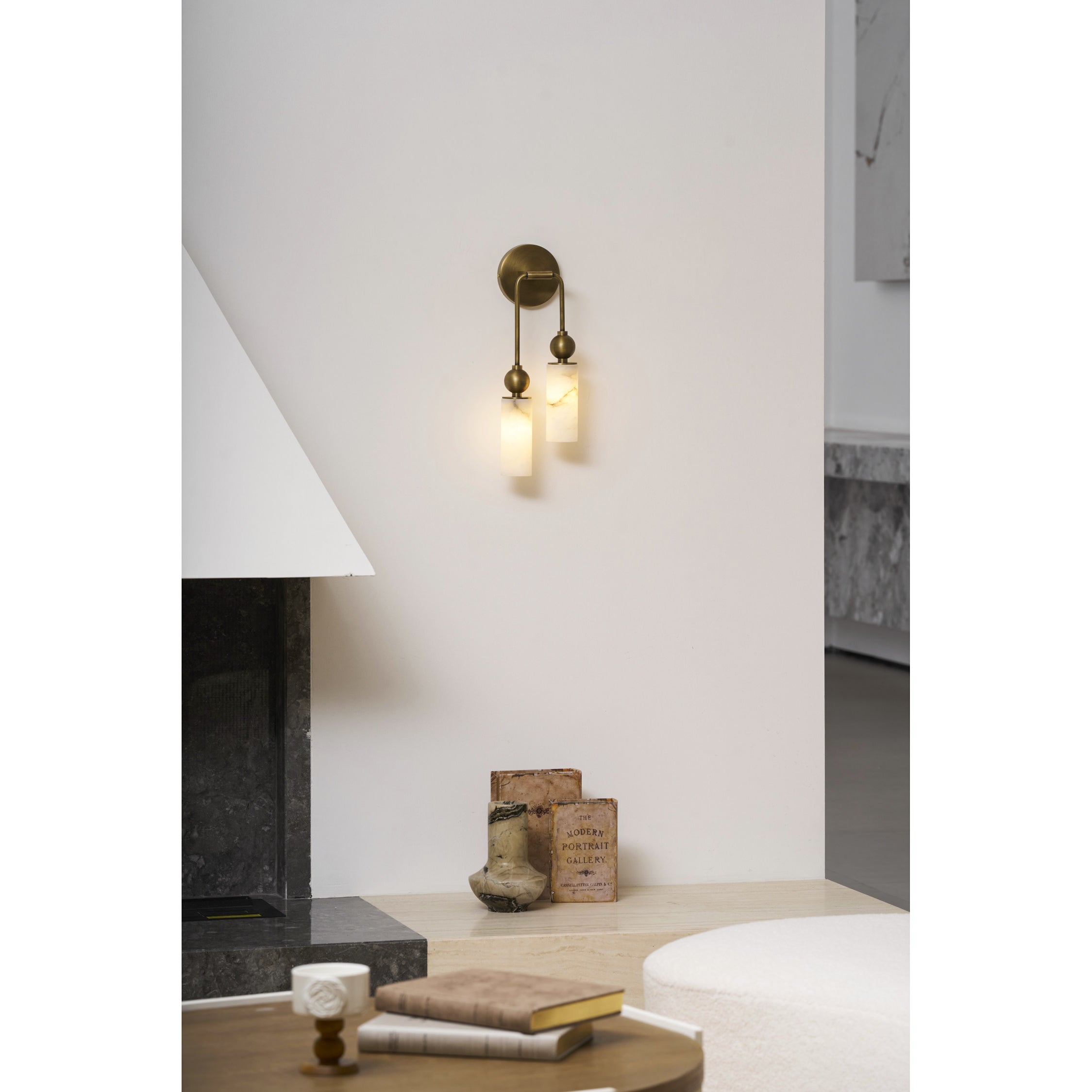 Glenwick Alabaster Indoor Wall Light