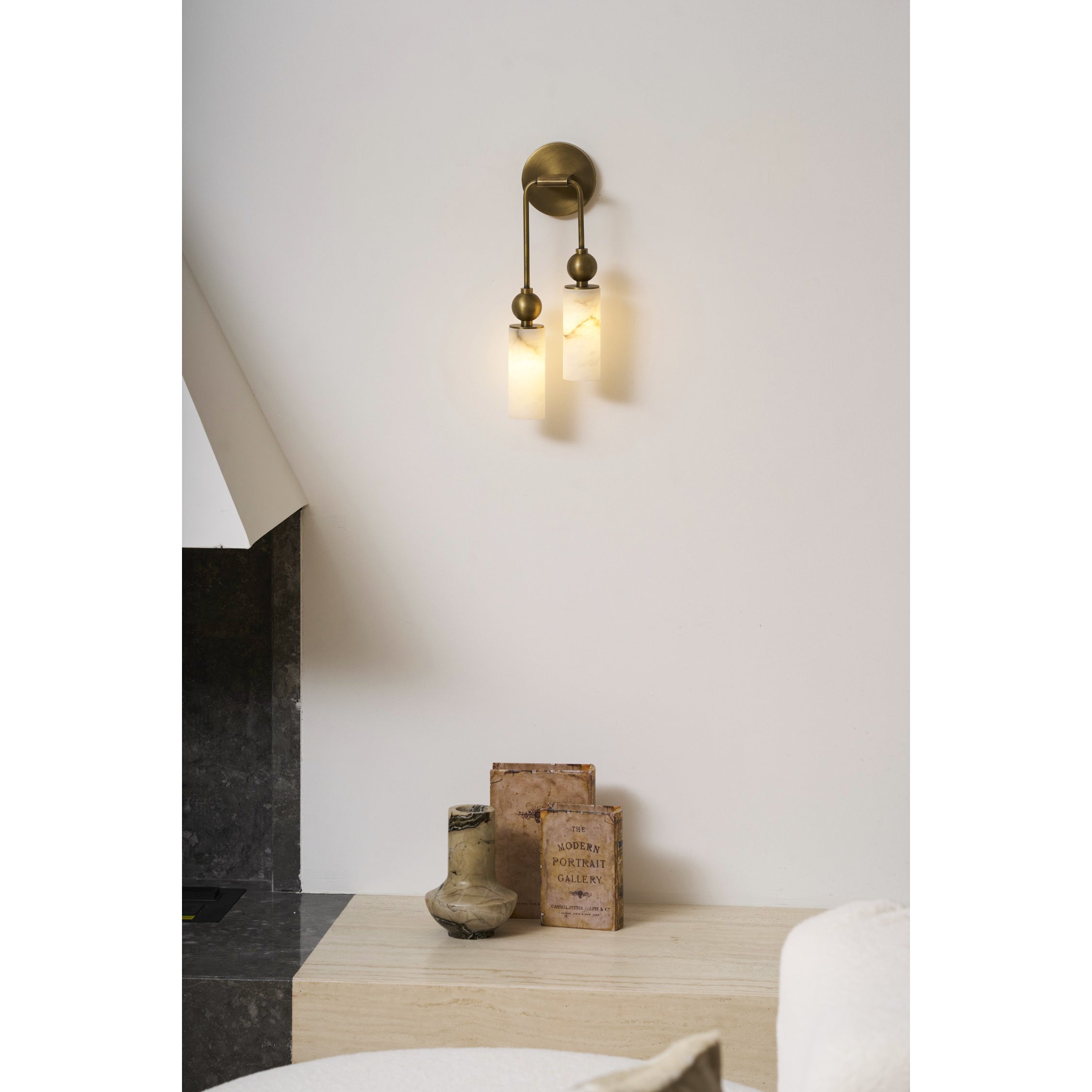 Glenwick Alabaster Indoor Wall Light