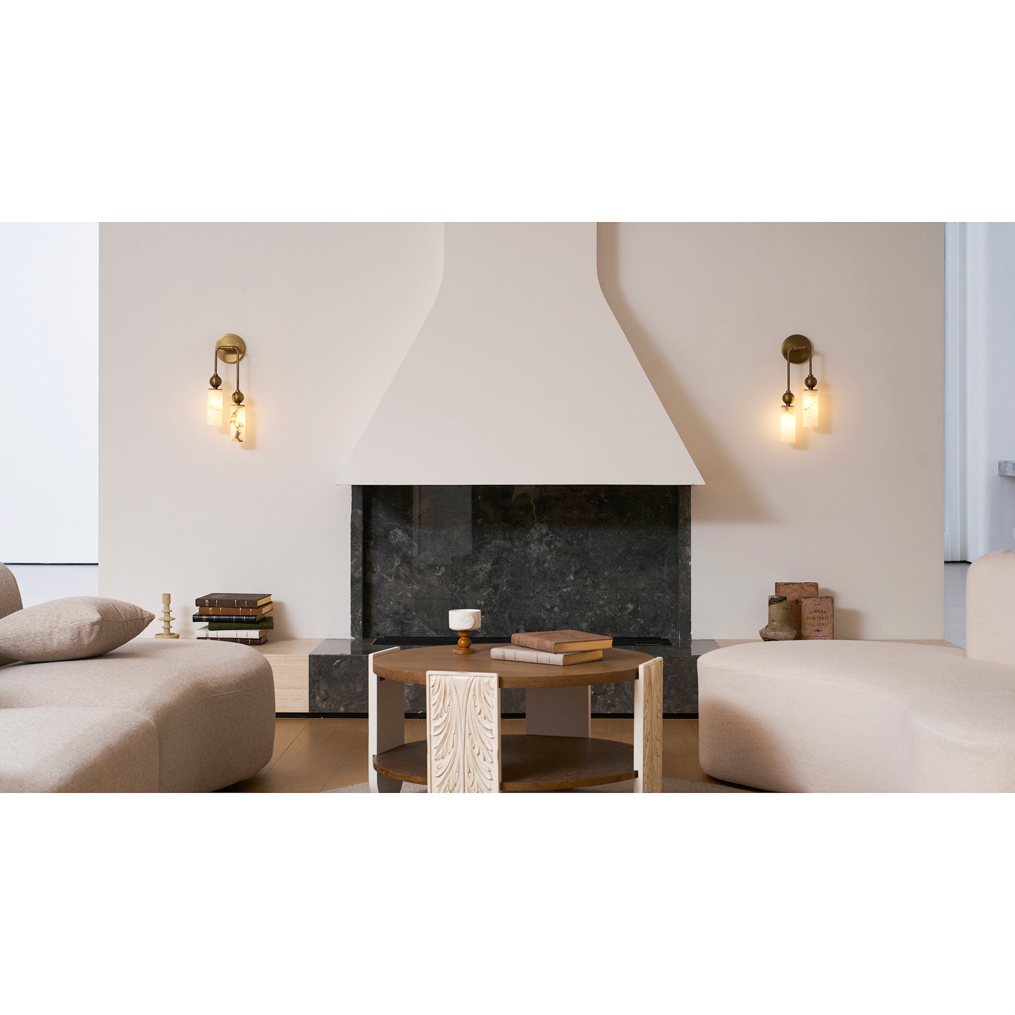 Glenwick Alabaster Indoor Wall Light