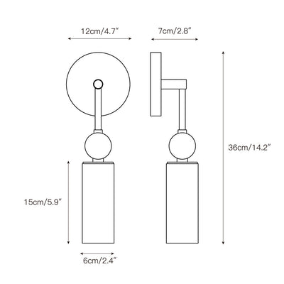 Glenwick Alabaster Indoor Wall Light