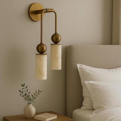 Glenwick Alabaster Indoor Wall Light