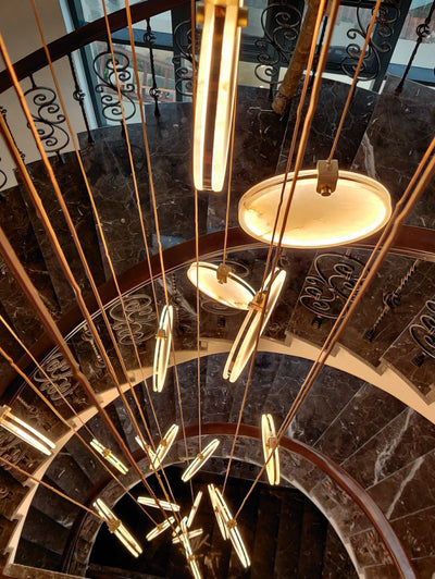 Lynore Alabaster Pendant Light