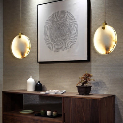 Lynore Alabaster Pendant Light