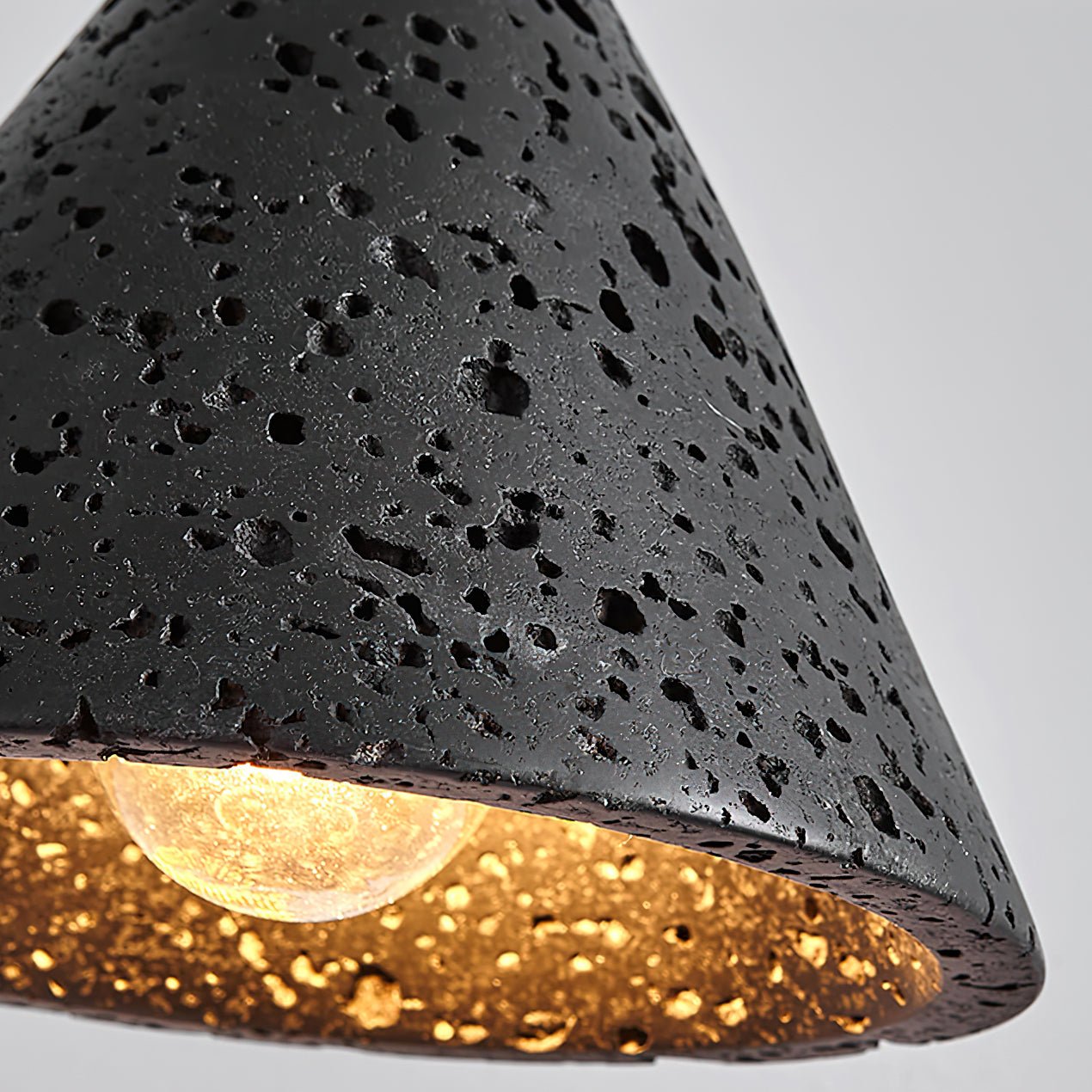 Aklan Dome Shade Travertine Pendant Light