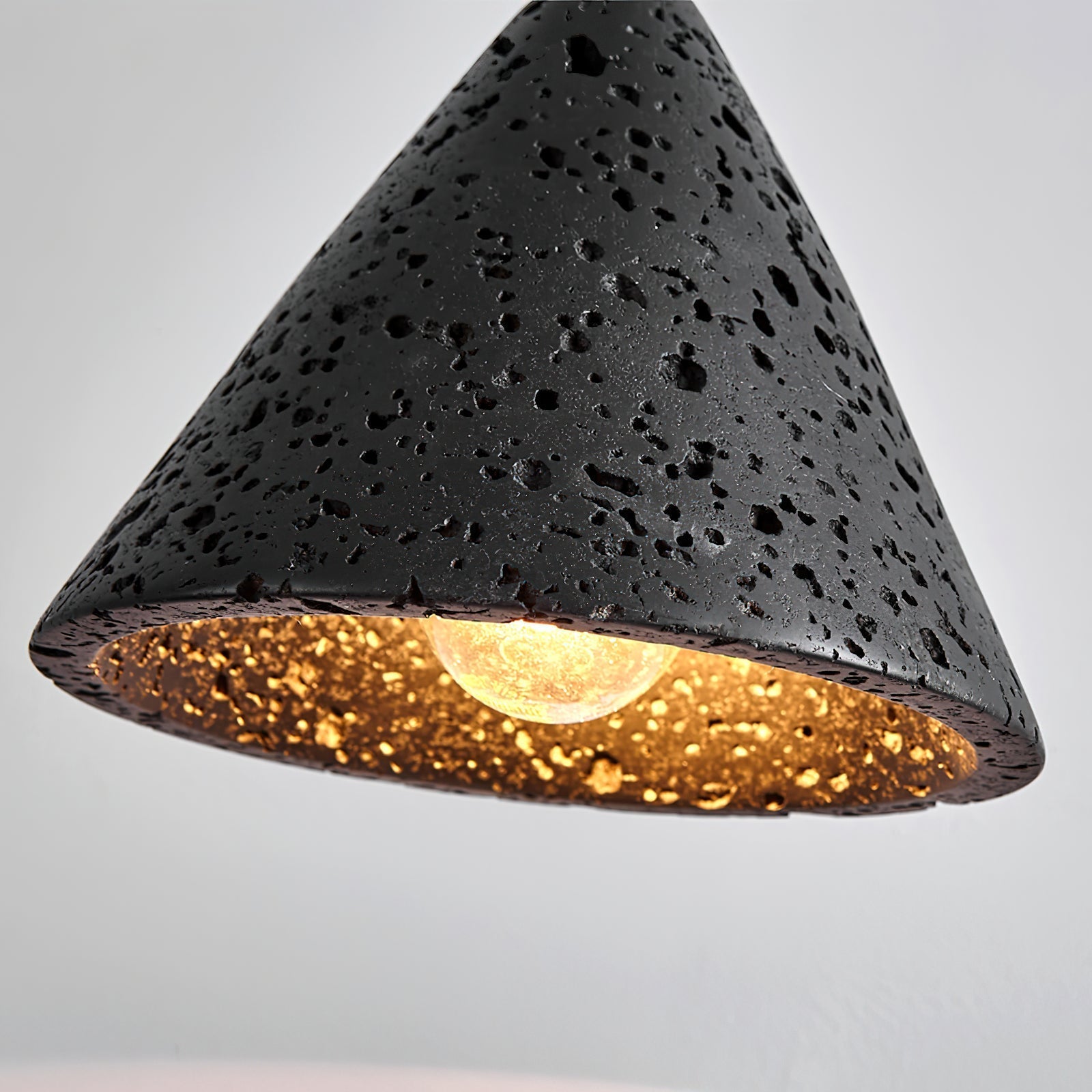 Aklan Dome Shade Travertine Pendant Light