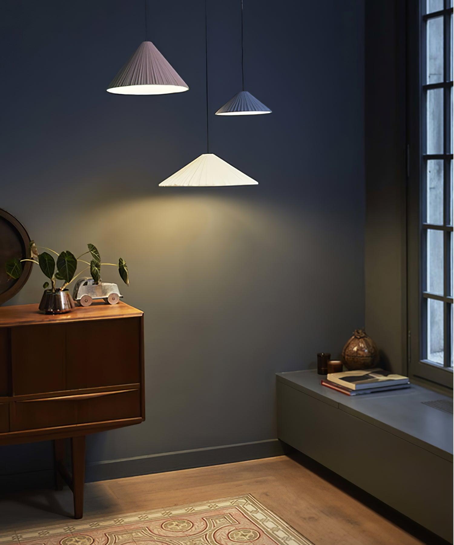 Cone Hat Resin Pendant Lamp