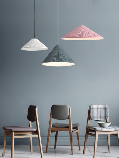 Cone Hat Resin Pendant Lamp
