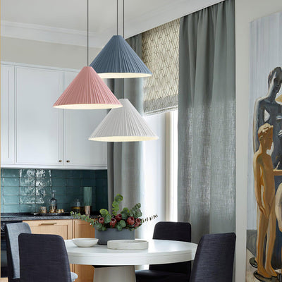 Cone Hat Resin Pendant Lamp