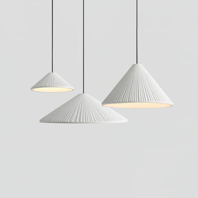 Cone Hat Resin Pendant Lamp