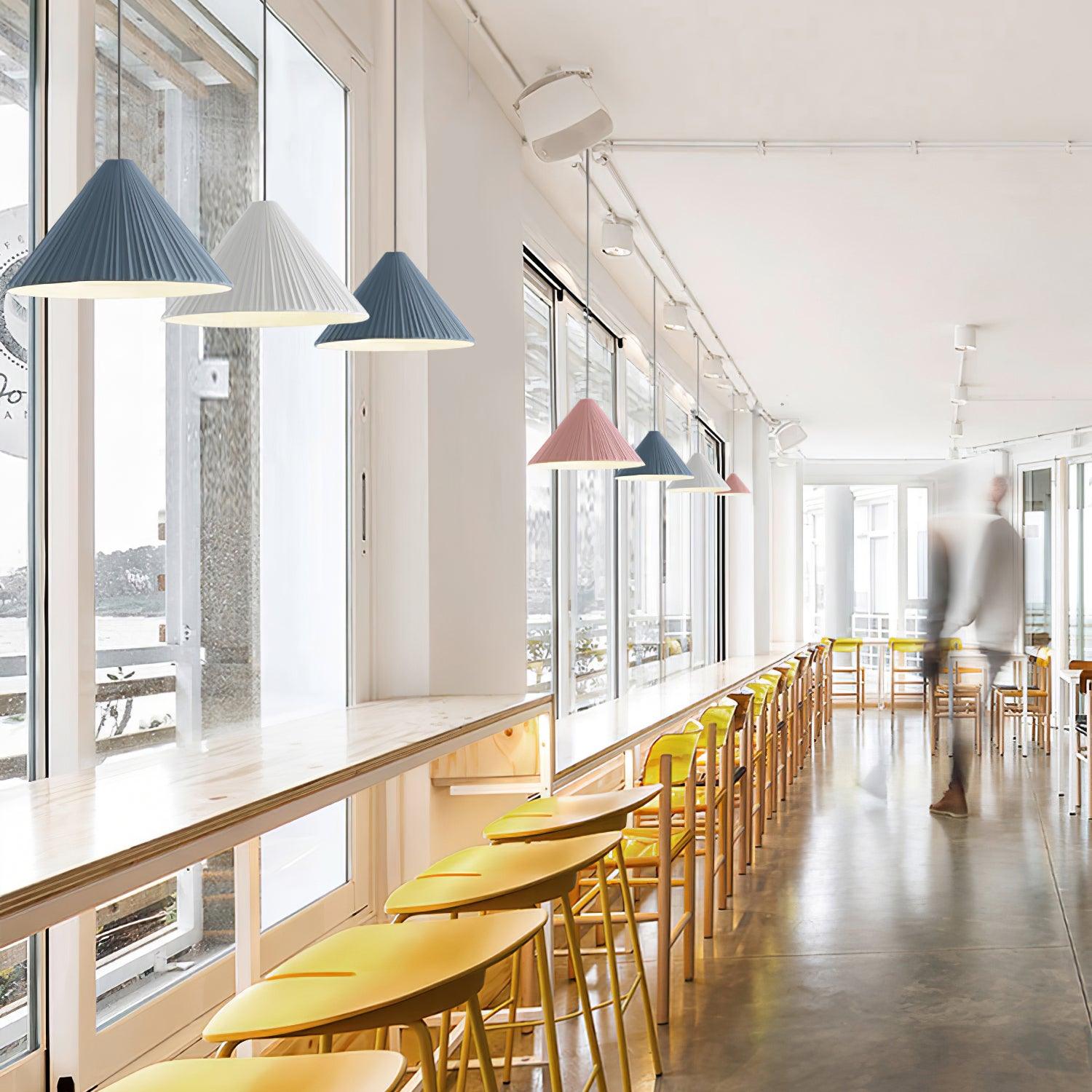 Cone Hat Resin Pendant Lamp