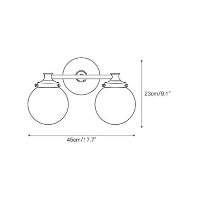 Fioraridge Glass Ball Indoor Wall Light