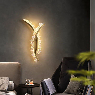 Celo Premium Nordic Art Crystal Wall Light