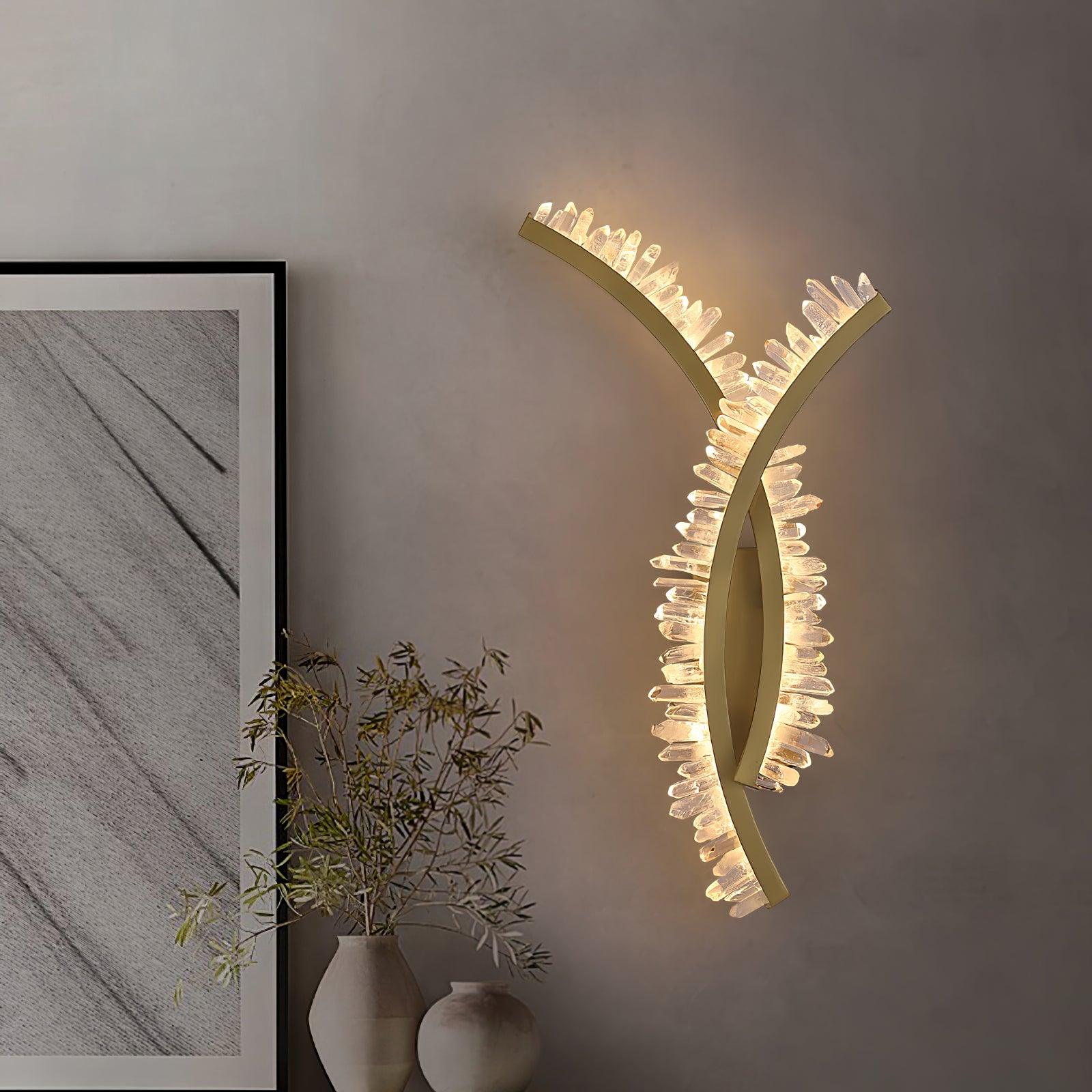 Celo Premium Nordic Art Crystal Wall Light