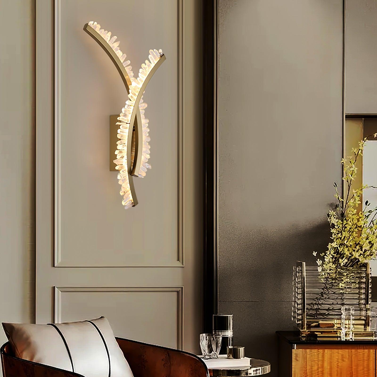 Celo Premium Nordic Art Crystal Wall Light