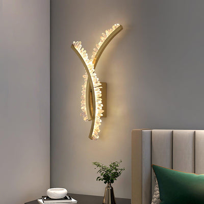 Celo Premium Nordic Art Crystal Wall Light