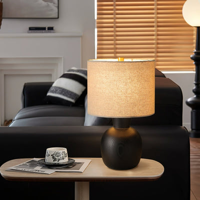 Joan Minimalist Wood Table Lamp