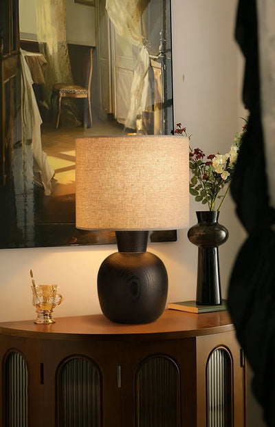 Joan Minimalist Wood Table Lamp
