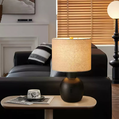 Joan Minimalist Wood Table Lamp