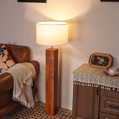 Timberline Fabric & Wood Floor Lamp