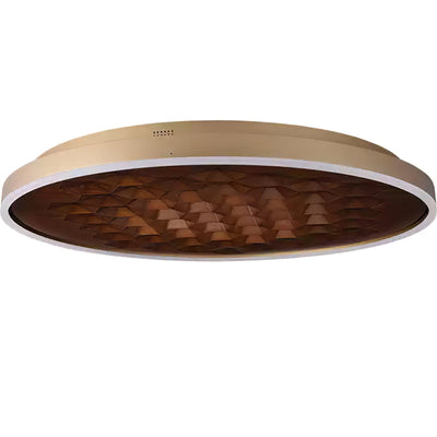 Cevynira Textured Bronze Flush Mount