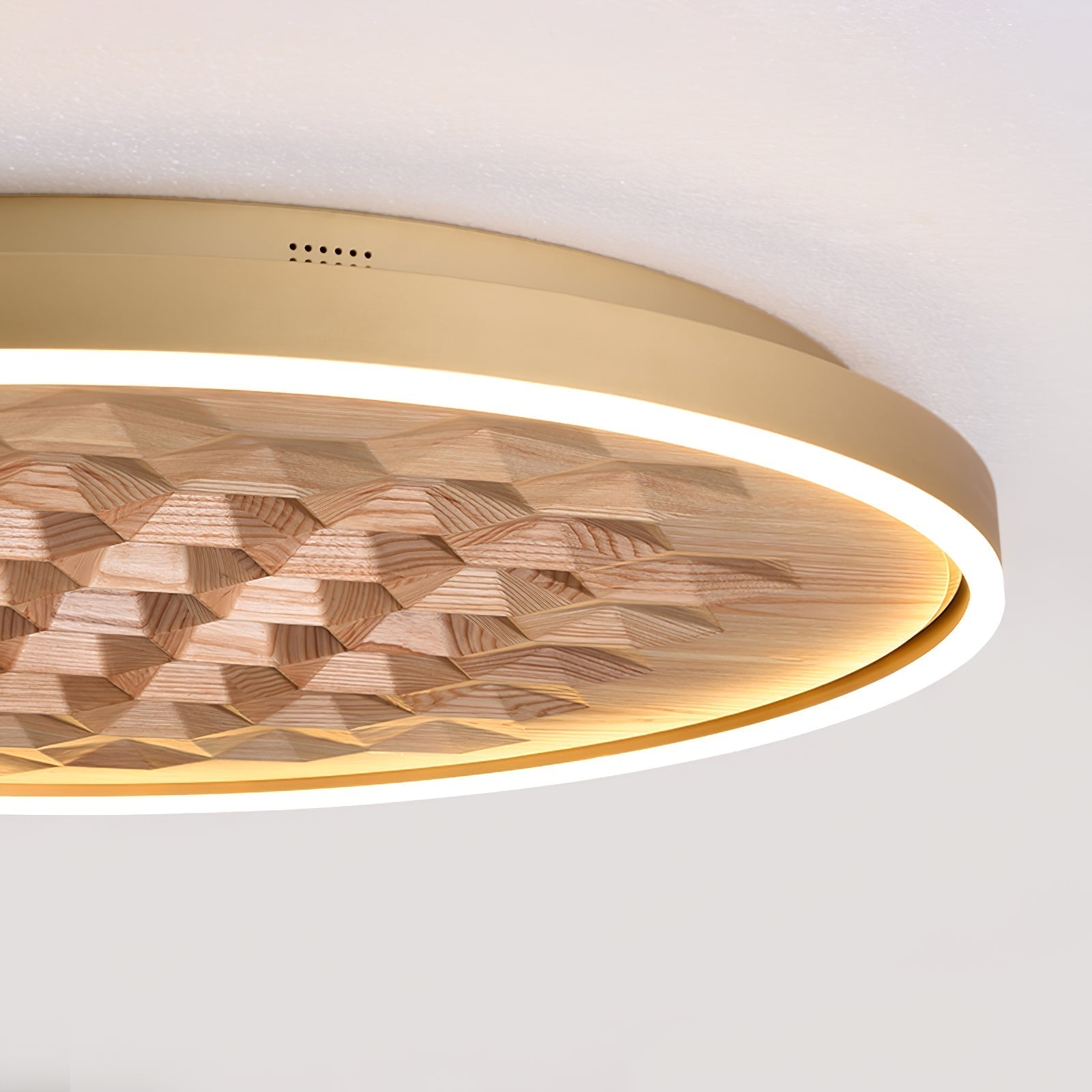 Cevynira Textured Bronze Flush Mount