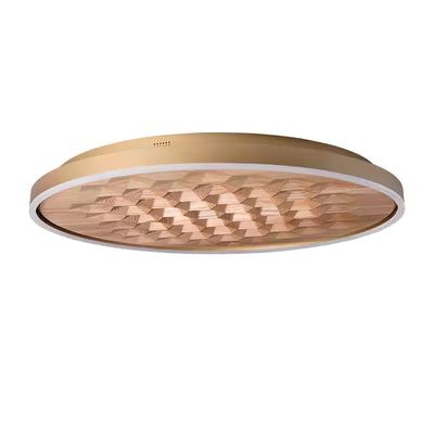 Cevynira Textured Bronze Flush Mount
