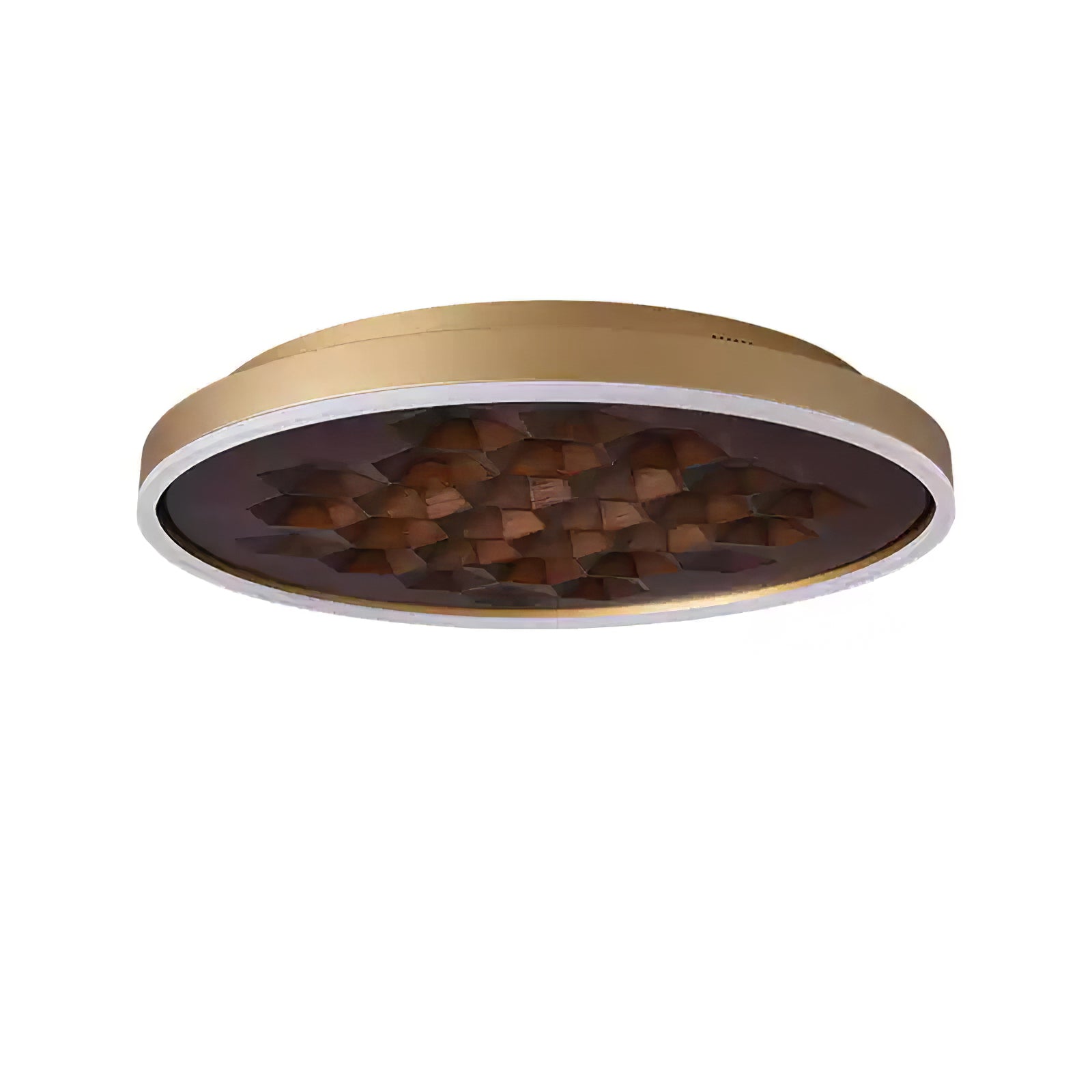 Cevynira Textured Bronze Flush Mount