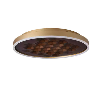Cevynira Textured Bronze Flush Mount