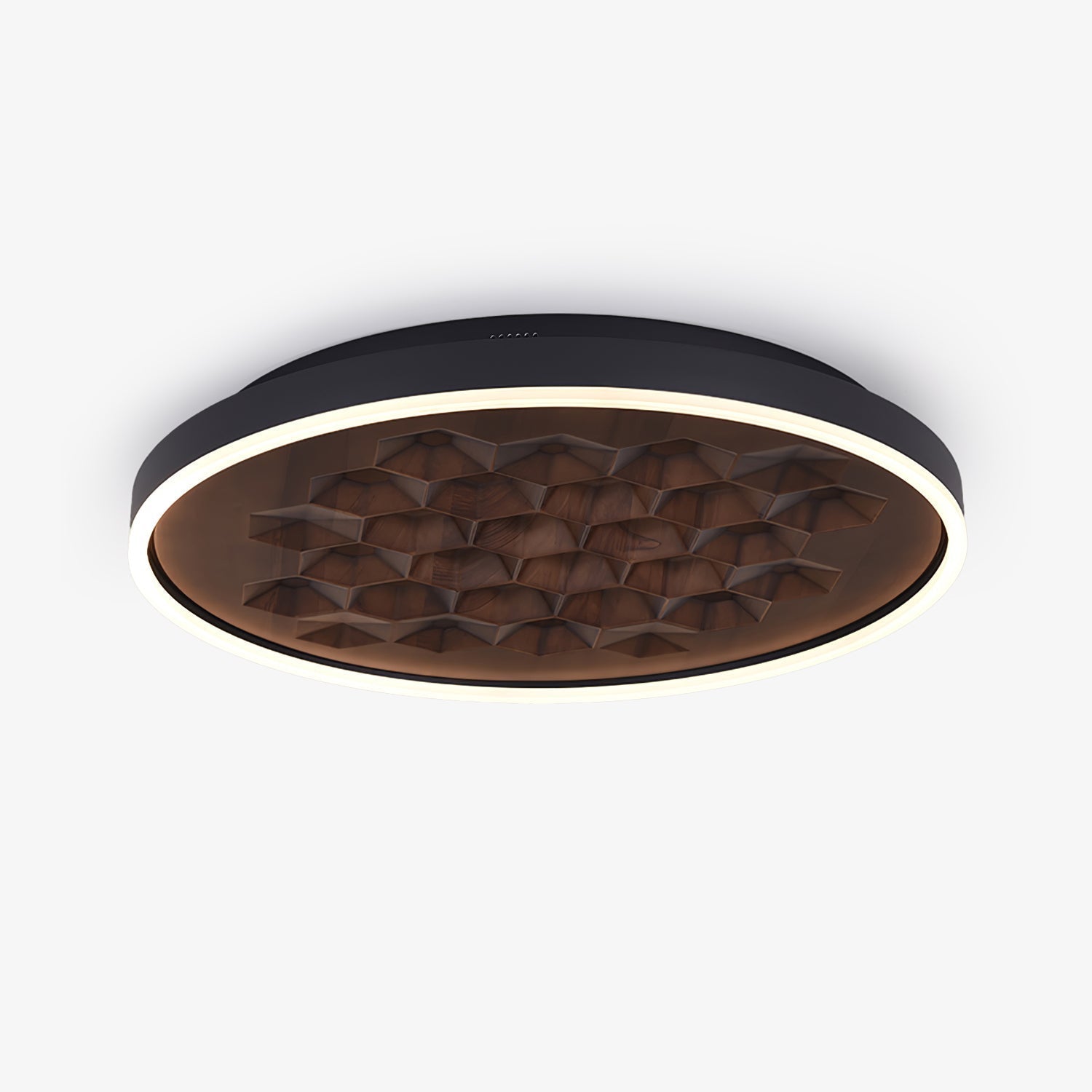 Cevynira Textured Bronze Flush Mount