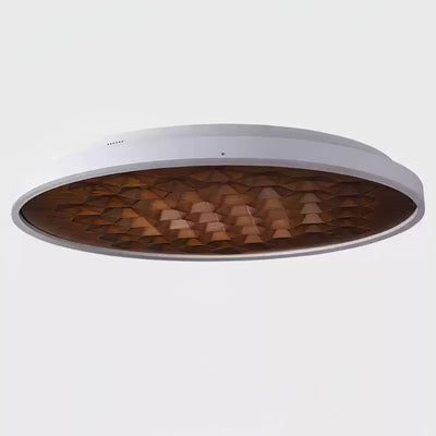 Cevynira Textured Bronze Flush Mount