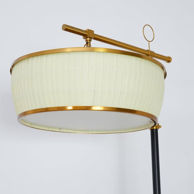 Kenneth Modern Fabric Floor Lamp - Neutral Decor