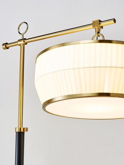 Kenneth Modern Fabric Floor Lamp - Neutral Decor