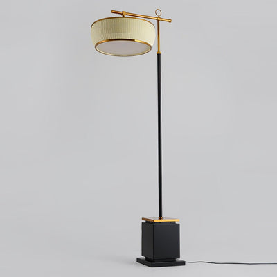 Kenneth Modern Fabric Floor Lamp - Neutral Decor