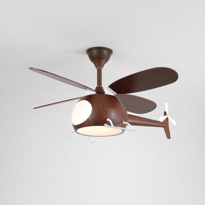 Aviara Modern Wood Ceiling Fan Light - Neutral Decor