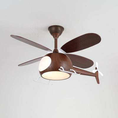 Aviara Modern Wood Ceiling Fan Light - Neutral Decor