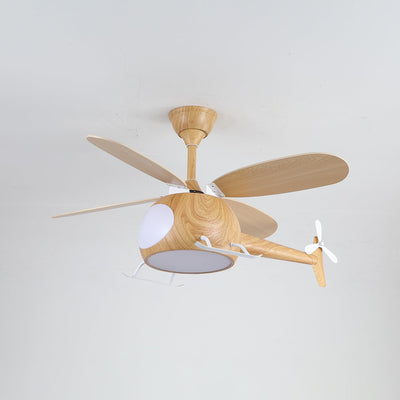 Aviara Modern Wood Ceiling Fan Light - Neutral Decor