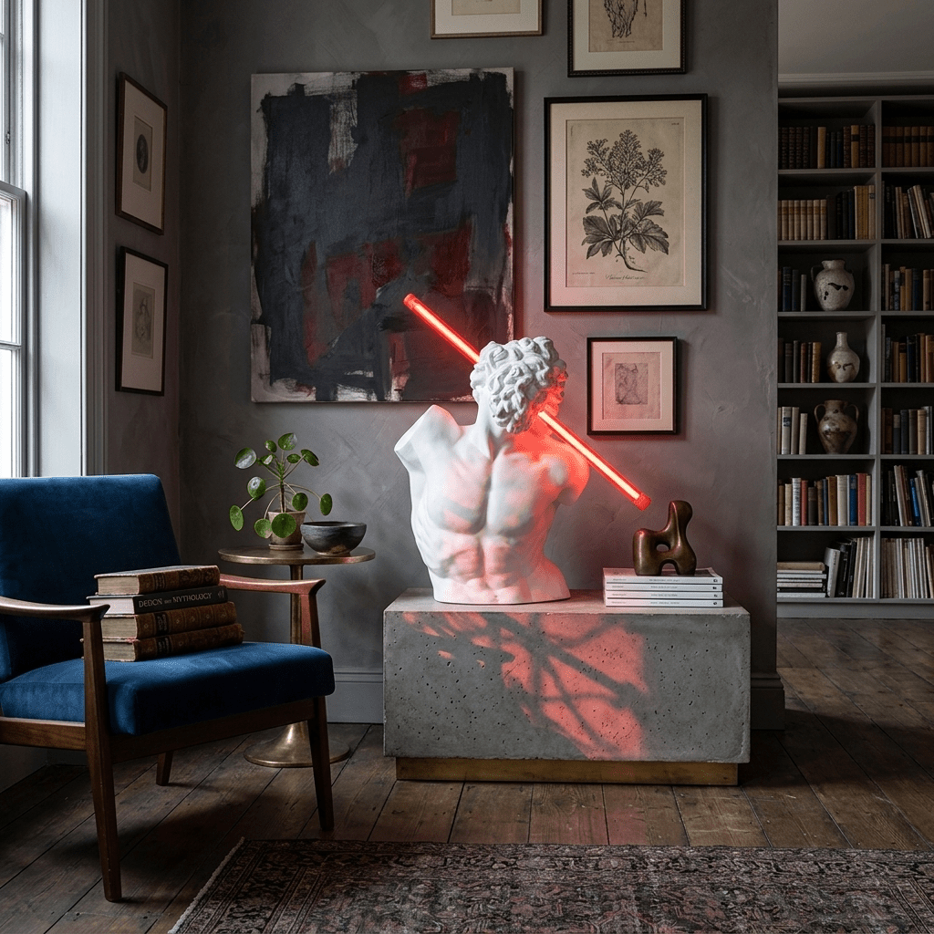 Cassius Strike Sculpture Lamp