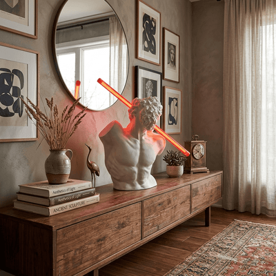 Cassius Strike Sculpture Lamp